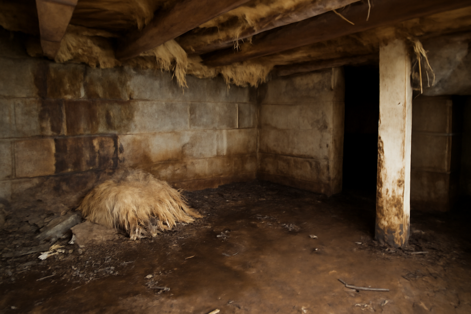 Crawl Space Water Damage Repair in Woodlake, VA