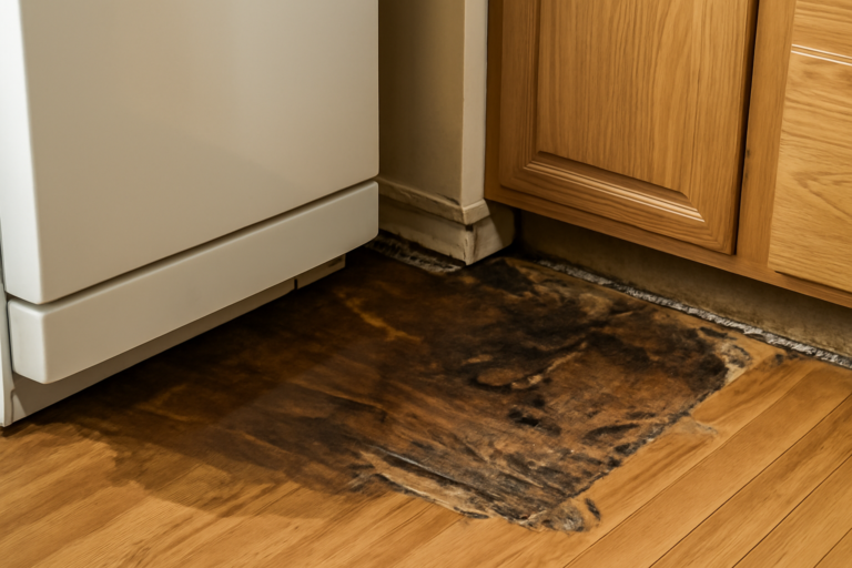 Dishwasher Leak Water Removal